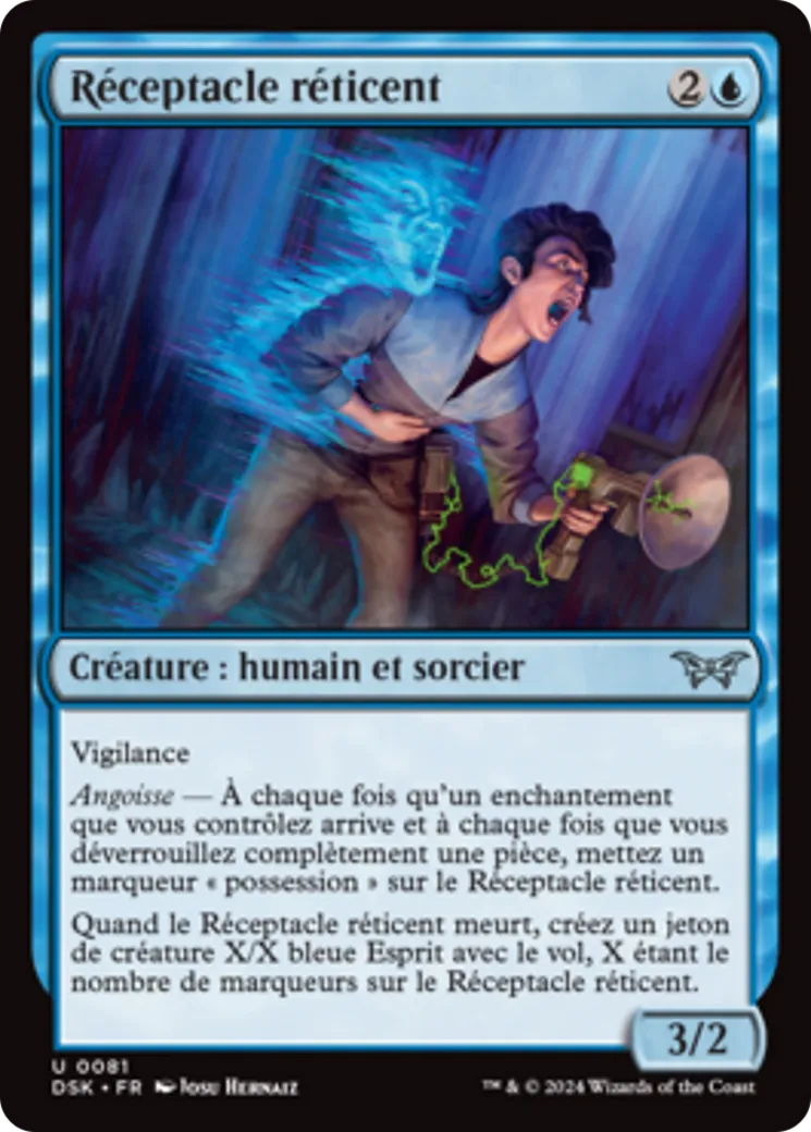 Réceptacle réticent from Duskmourn: House of Horror - Magic: The Gathering