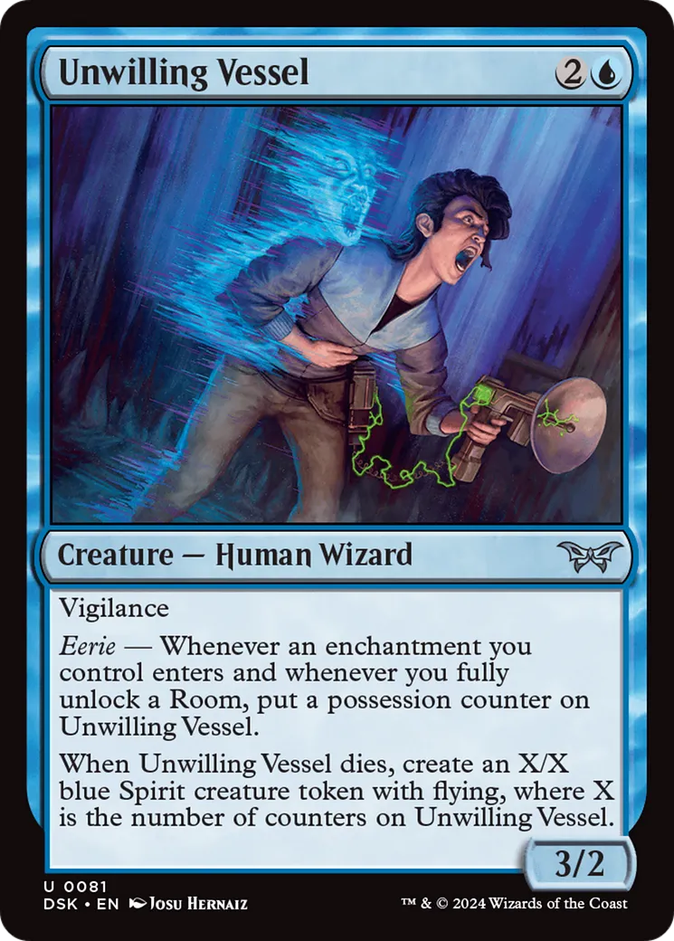 Réceptacle réticent — Duskmourn: House of Horror — Magic: The Gathering