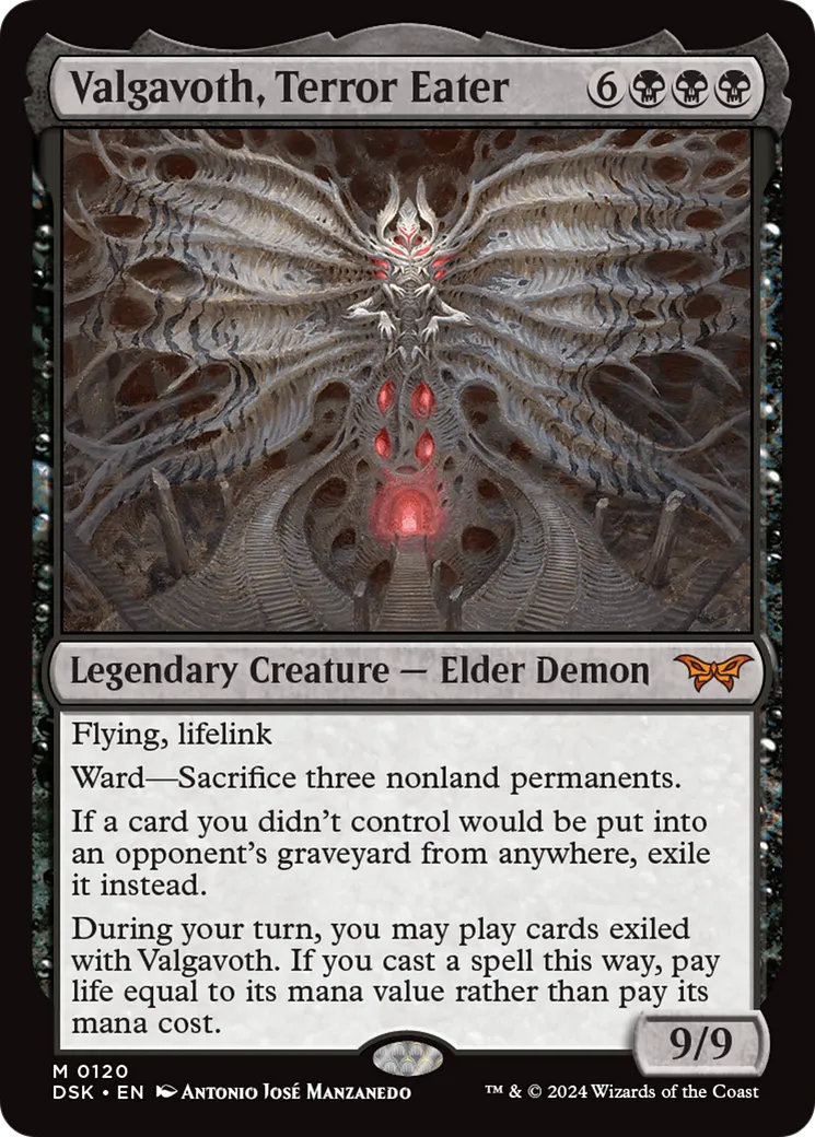 Valgavoth, Terror Eater — Duskmourn: House of Horror — Magic: The Gathering