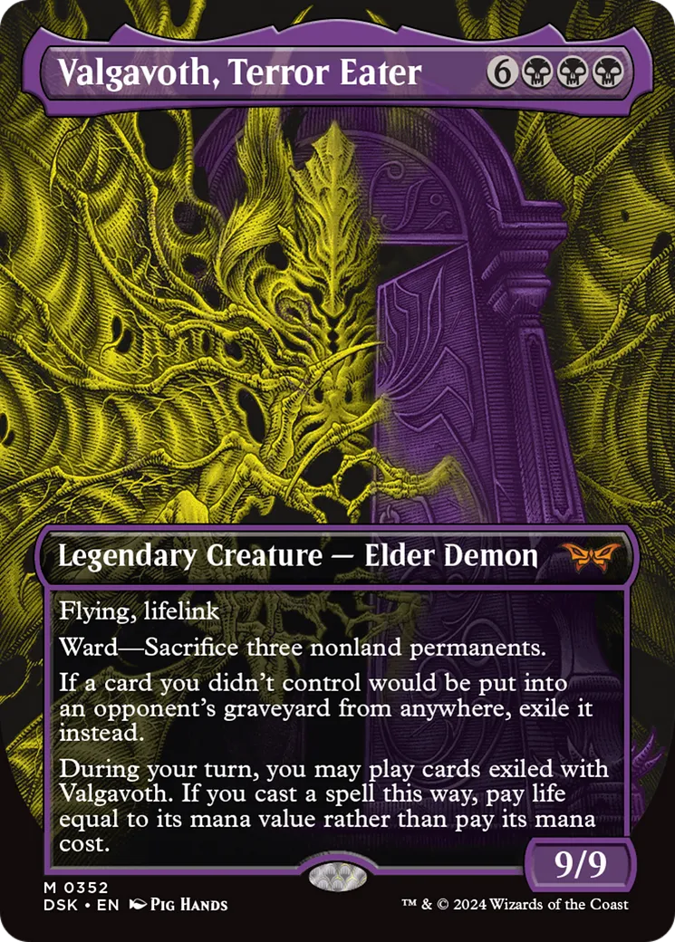 Valgavoth, dévoreur de terreur — Duskmourn: House of Horror — Magic: The Gathering