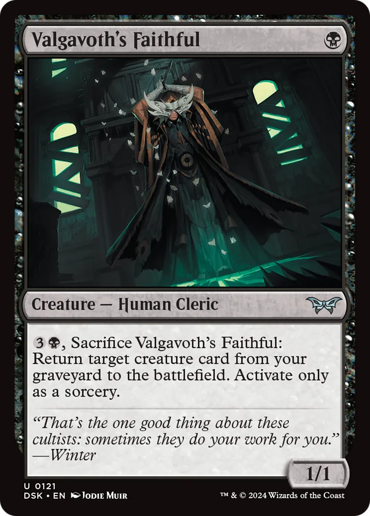 Valgavoth's Faithful — Duskmourn: House of Horror — Magic: The Gathering