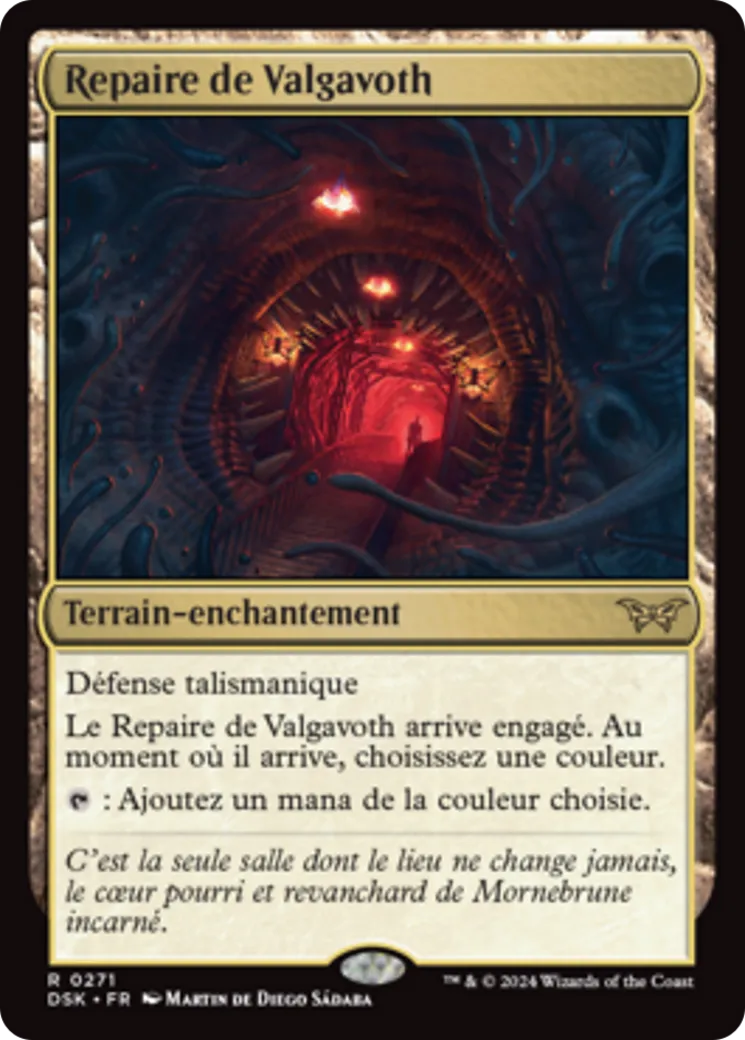 Repaire de Valgavoth — Duskmourn: House of Horror — Magic: The Gathering