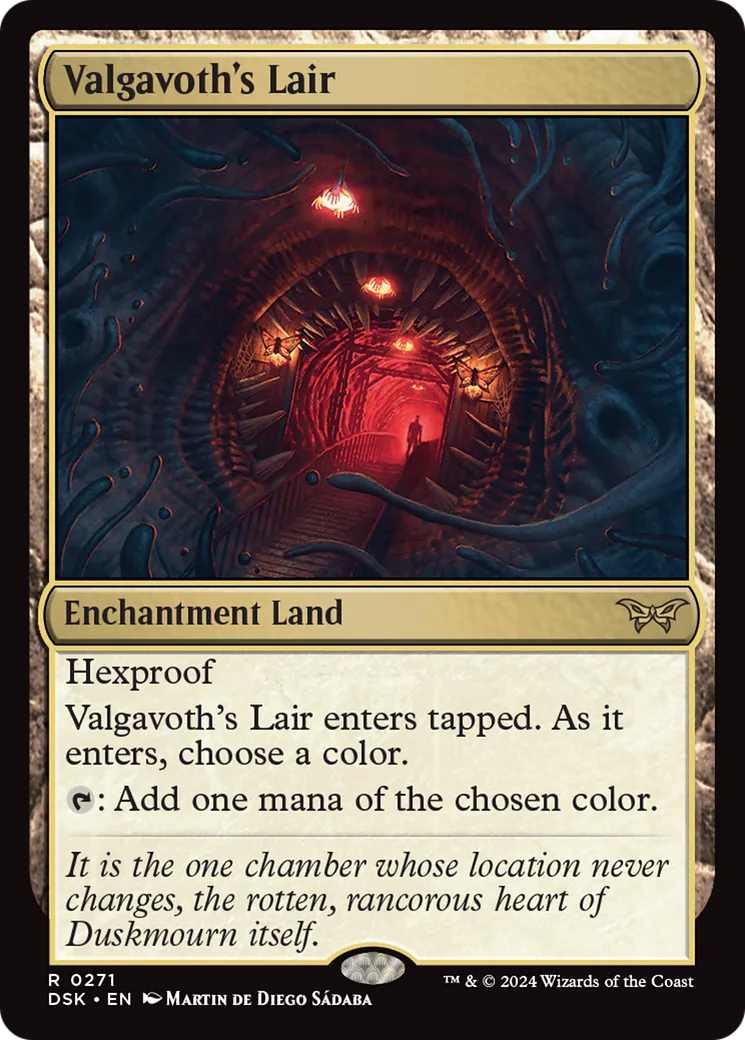 Repaire de Valgavoth — Duskmourn: House of Horror — Magic: The Gathering