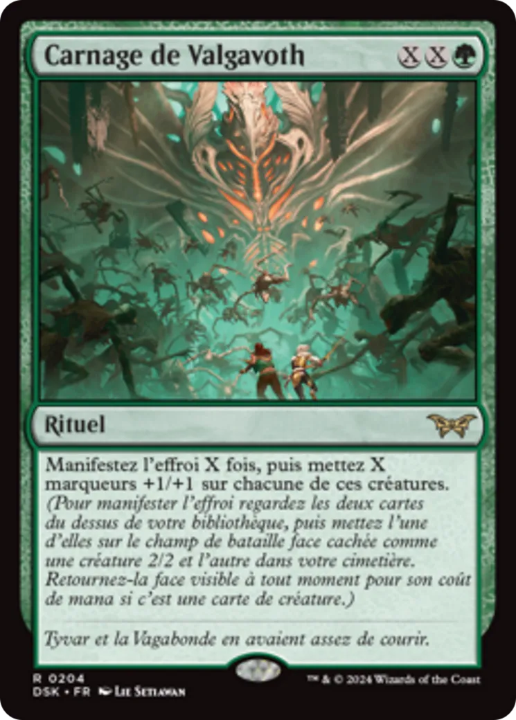 Carnage de Valgavoth — Duskmourn: House of Horror — Magic: The Gathering