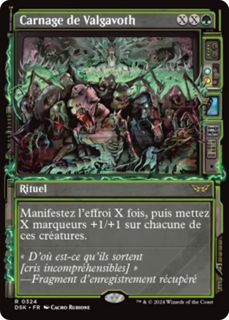 Carnage de Valgavoth — Duskmourn: House of Horror — Magic: The Gathering