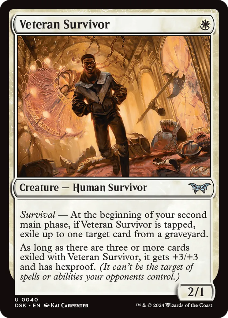 Veteran Survivor — Duskmourn: House of Horror — Magic: The Gathering