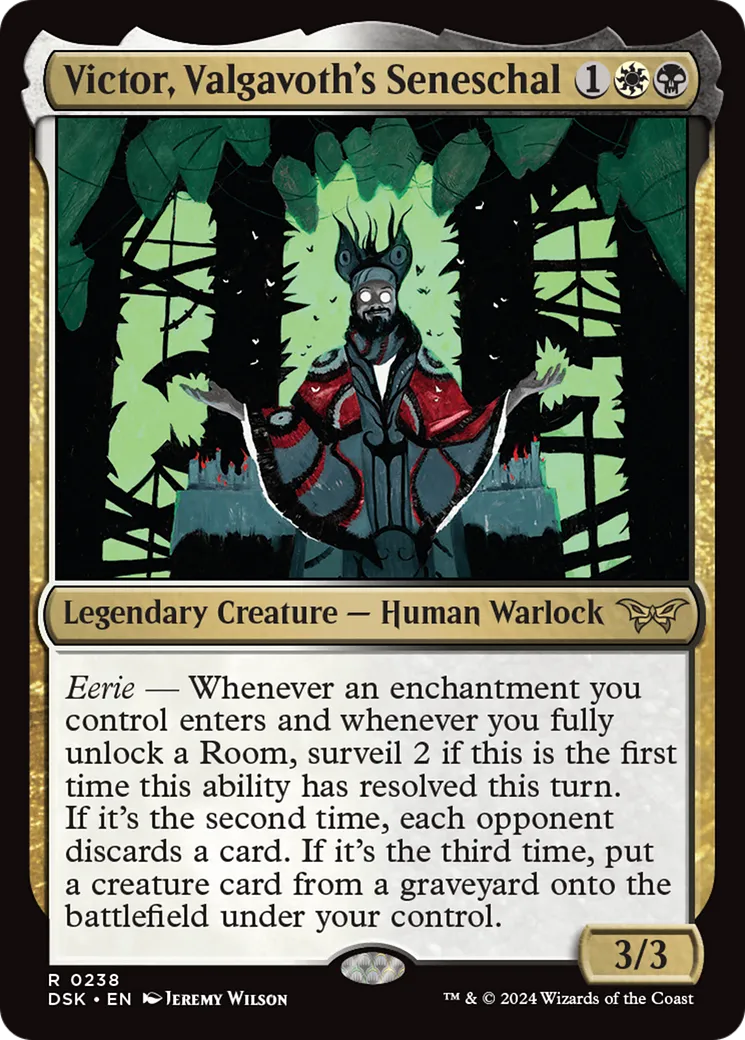 Victor, Valgavoth's Seneschal — Duskmourn: House of Horror — Magic: The Gathering