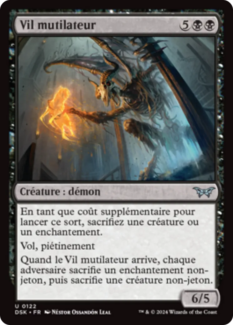 Vil mutilateur — Duskmourn: House of Horror — Magic: The Gathering