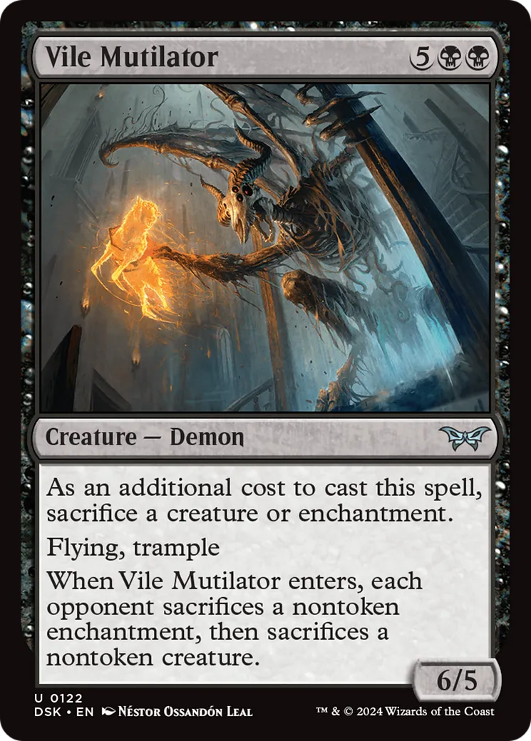 Vile Mutilator — Duskmourn: House of Horror — Magic: The Gathering