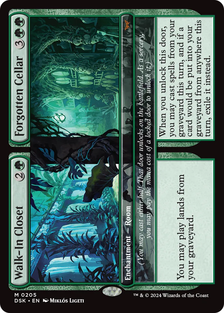 Walk-In Closet // Forgotten Cellar — Duskmourn: House of Horror — Magic: The Gathering