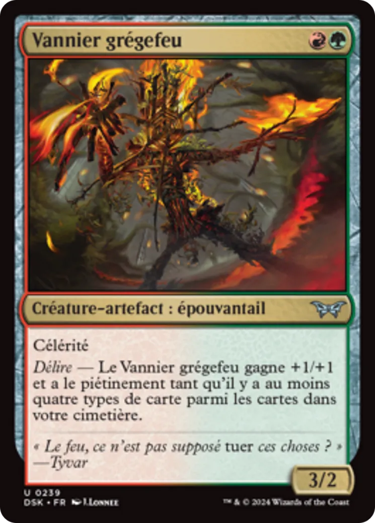 Vannier grégefeu — Duskmourn: House of Horror — Magic: The Gathering