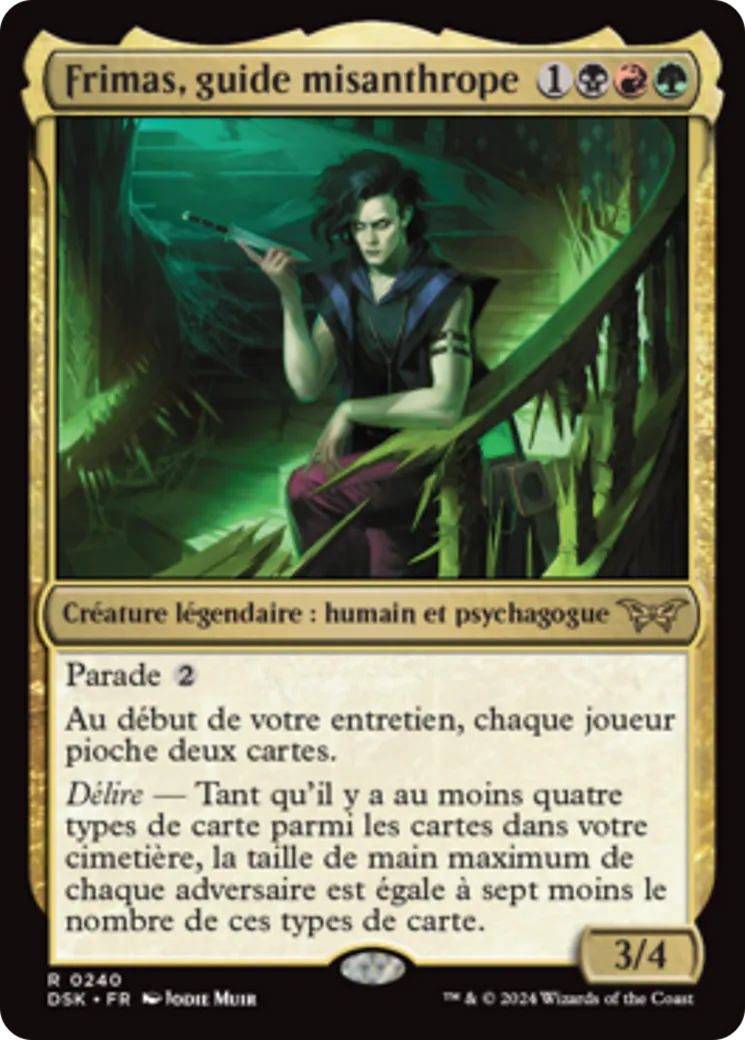 Frimas, guide misanthrope — Duskmourn: House of Horror — Magic: The Gathering