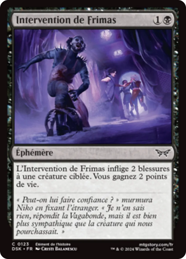 Intervention de Frimas — Duskmourn: House of Horror — Magic: The Gathering