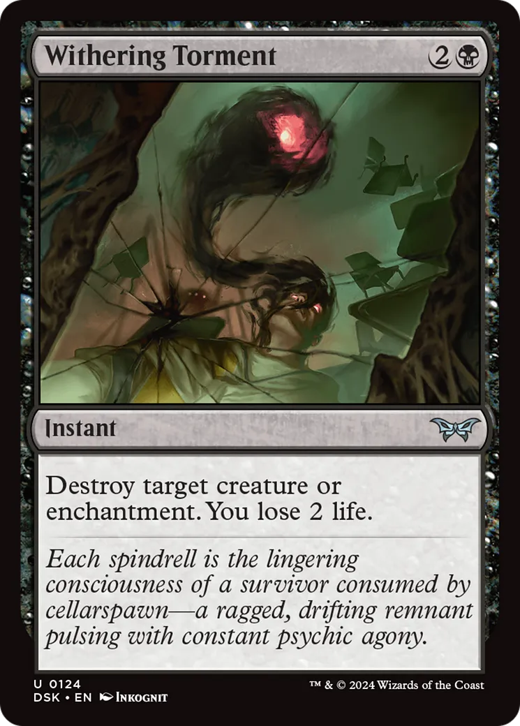 Tourment flétrisseur — Duskmourn: House of Horror — Magic: The Gathering