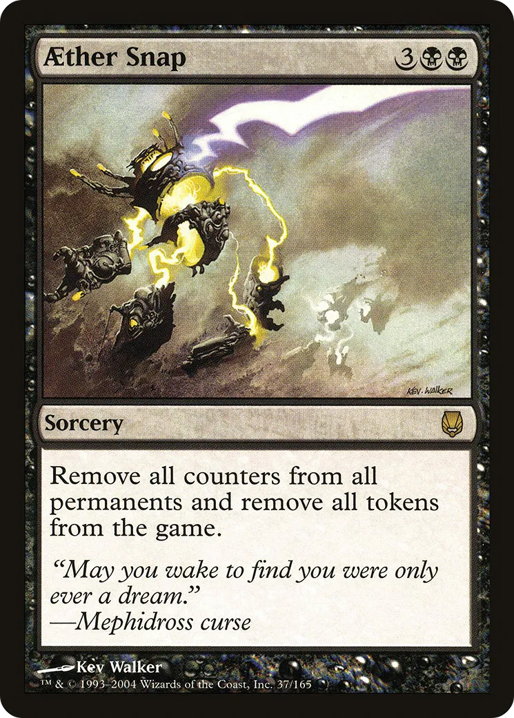 Aether Snap from Darksteel - Magic: The Gathering