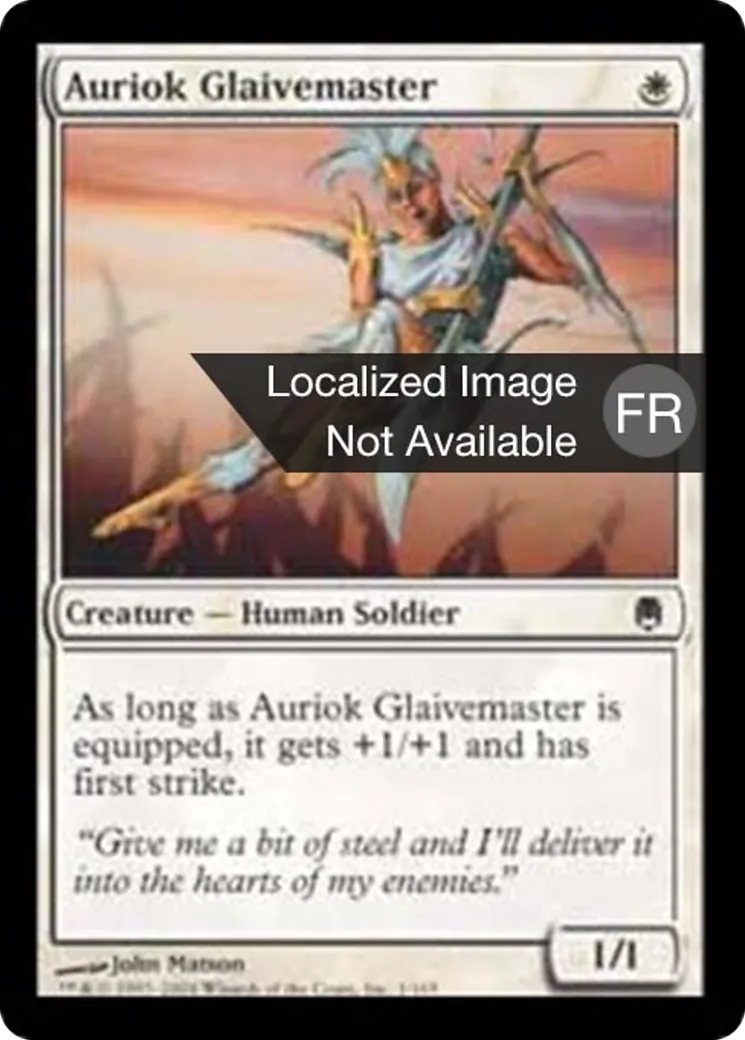 Maîtresse de glaive aurioke — Darksteel — Magic: The Gathering