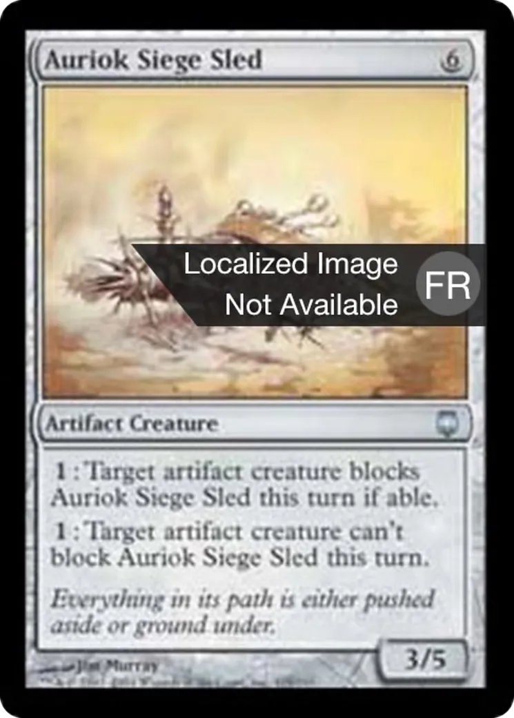 Luge de siège aurioke from Darksteel - Magic: The Gathering