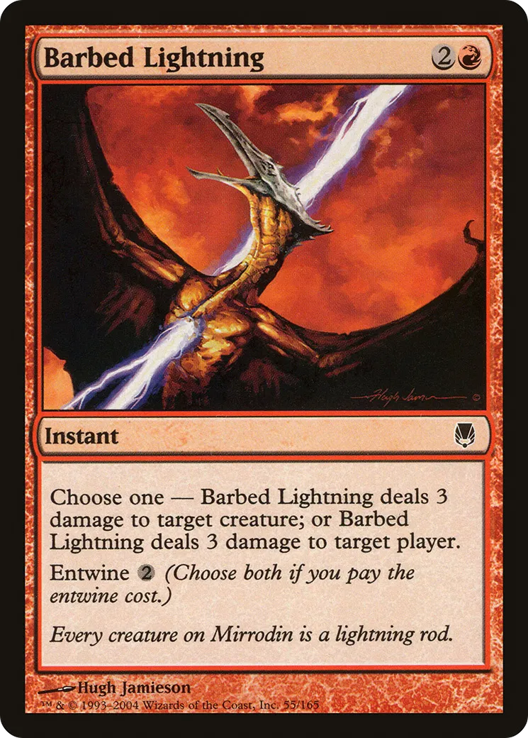 Barbed Lightning — Darksteel — Magic: The Gathering
