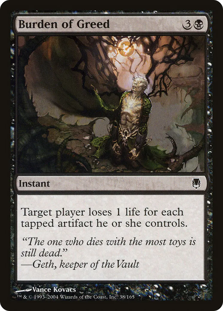 Fardeau d'avidité — Darksteel — Magic: The Gathering