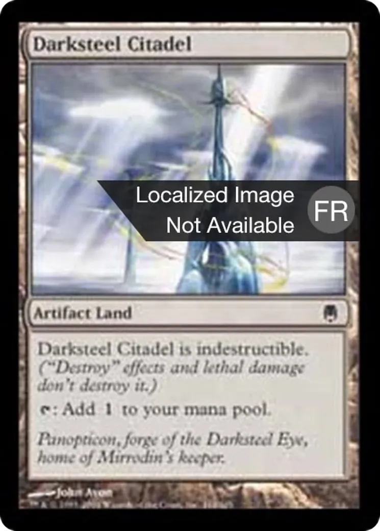 Citadelle de sombracier — Darksteel — Magic: The Gathering