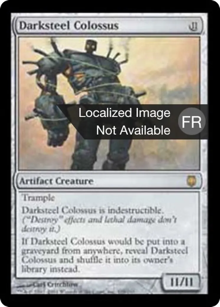 Colosse de sombracier — Darksteel — Magic: The Gathering