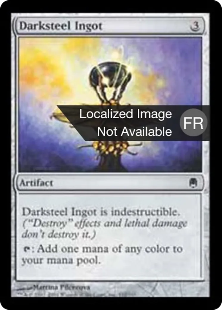 Lingot de sombracier — Darksteel — Magic: The Gathering