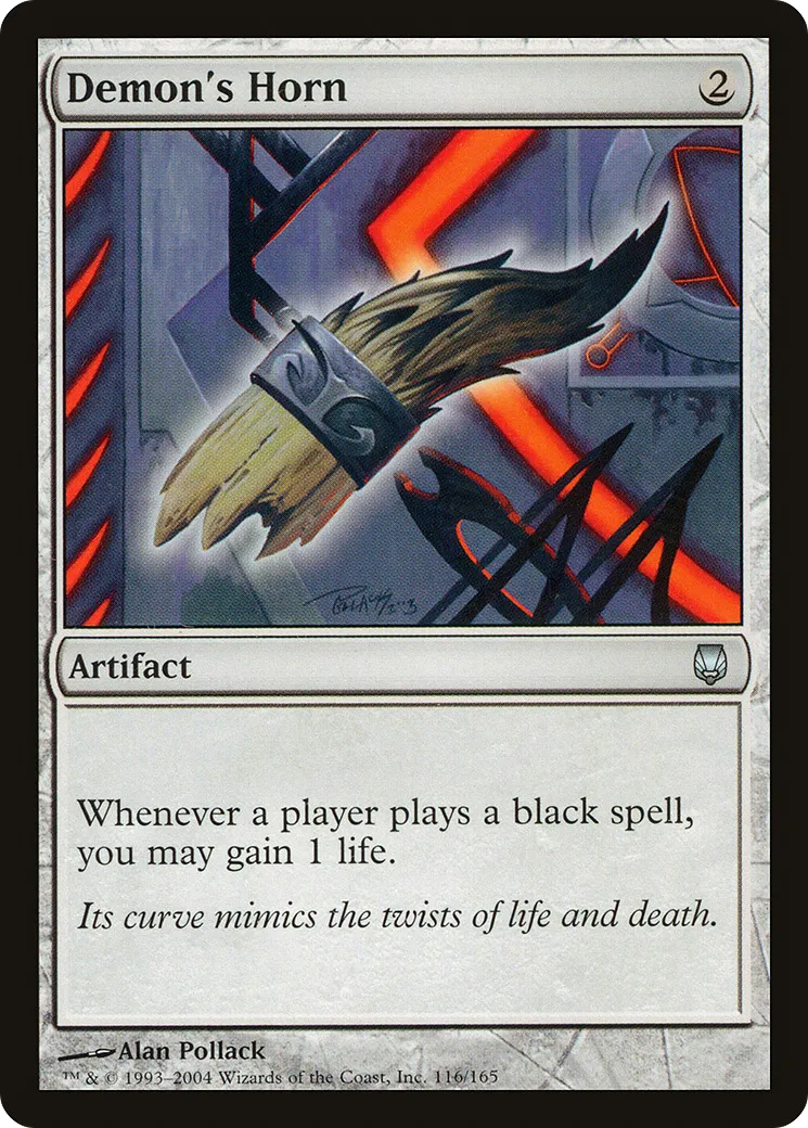 Demon's Horn — Darksteel — Magic: The Gathering
