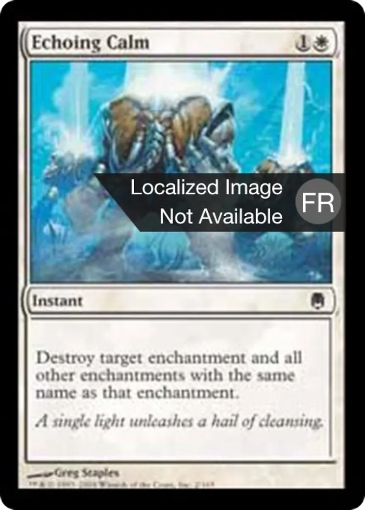 Calme résonnant — Darksteel — Magic: The Gathering