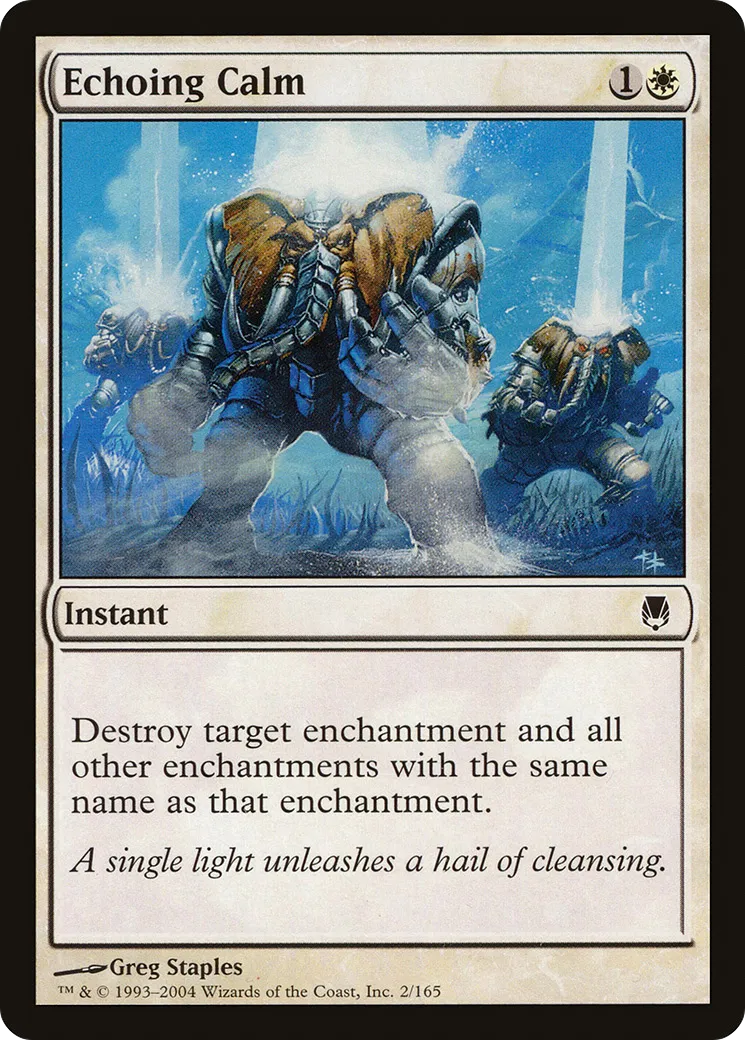 Calme résonnant — Darksteel — Magic: The Gathering