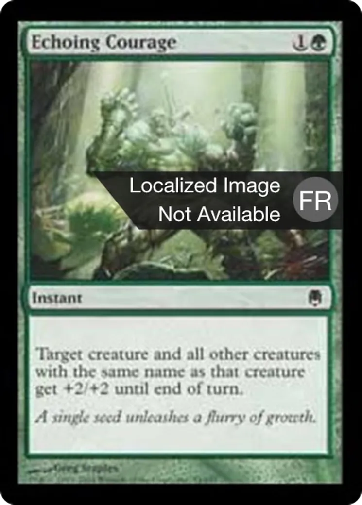 Courage résonnant — Darksteel — Magic: The Gathering