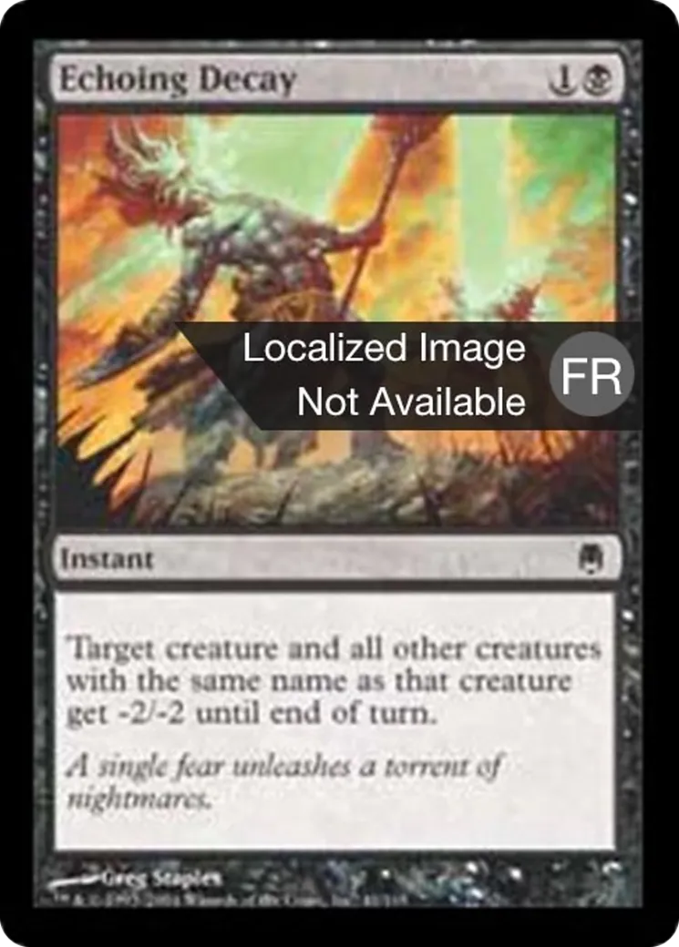 Décomposition résonnante — Darksteel — Magic: The Gathering