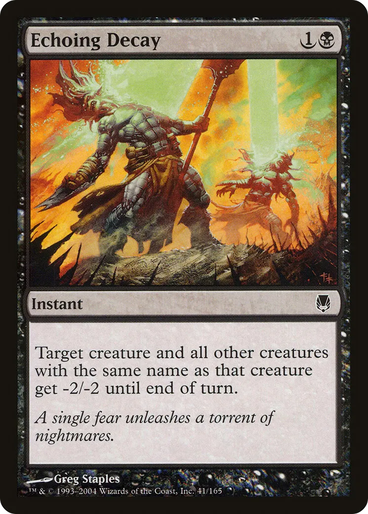 Décomposition résonnante — Darksteel — Magic: The Gathering
