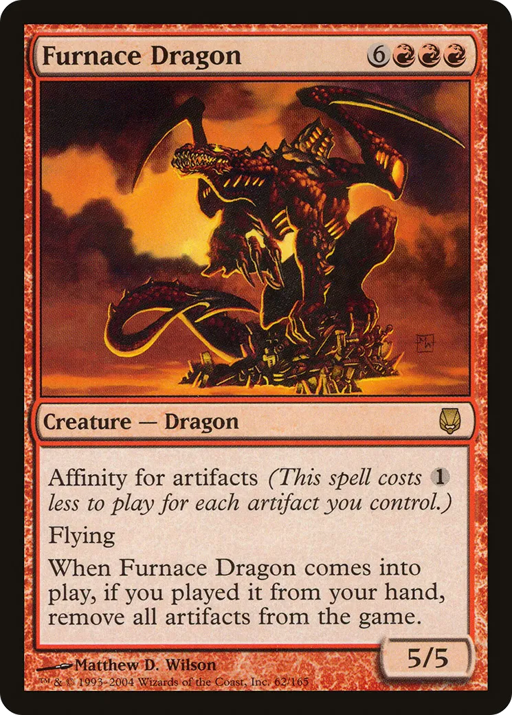 Furnace Dragon from Darksteel - Magic: The Gathering
