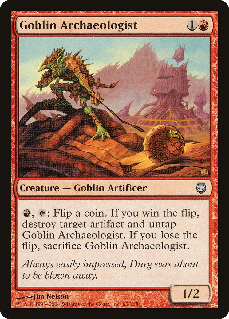 Goblin Archaeologist — Darksteel — Magic: The Gathering