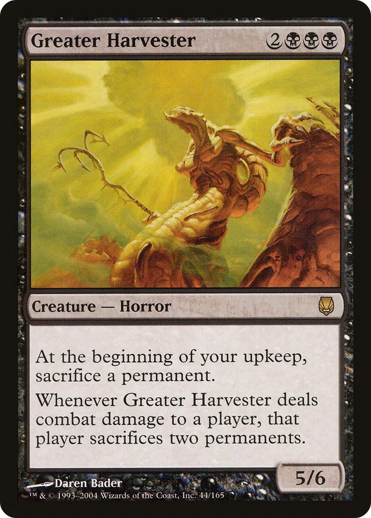 Greater Harvester — Darksteel — Magic: The Gathering