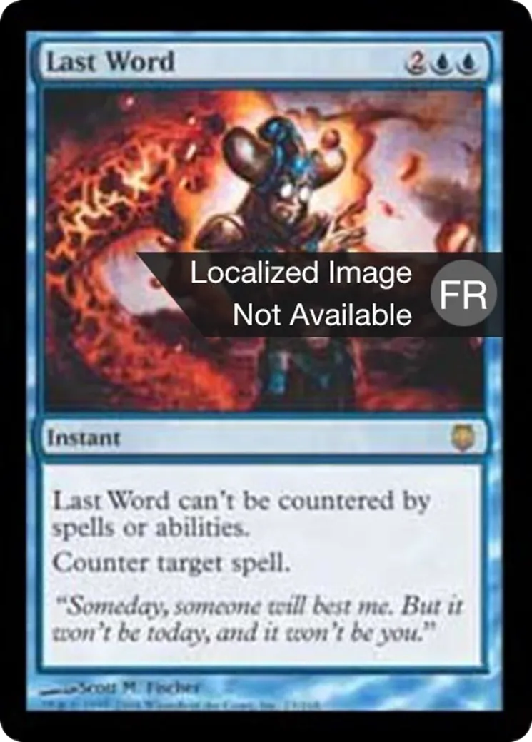Dernier mot — Darksteel — Magic: The Gathering