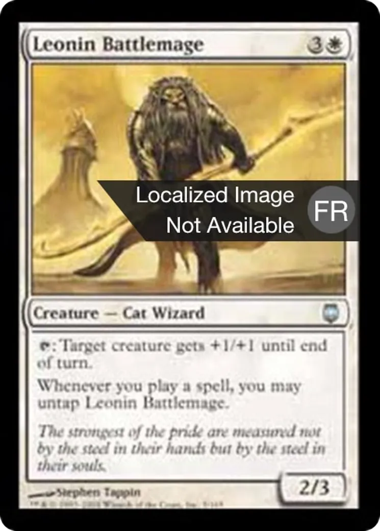 Mage de bataille léonin — Darksteel — Magic: The Gathering