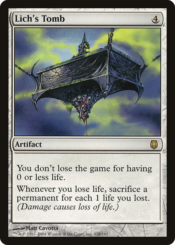 Lich's Tomb from Darksteel - Magic: The Gathering