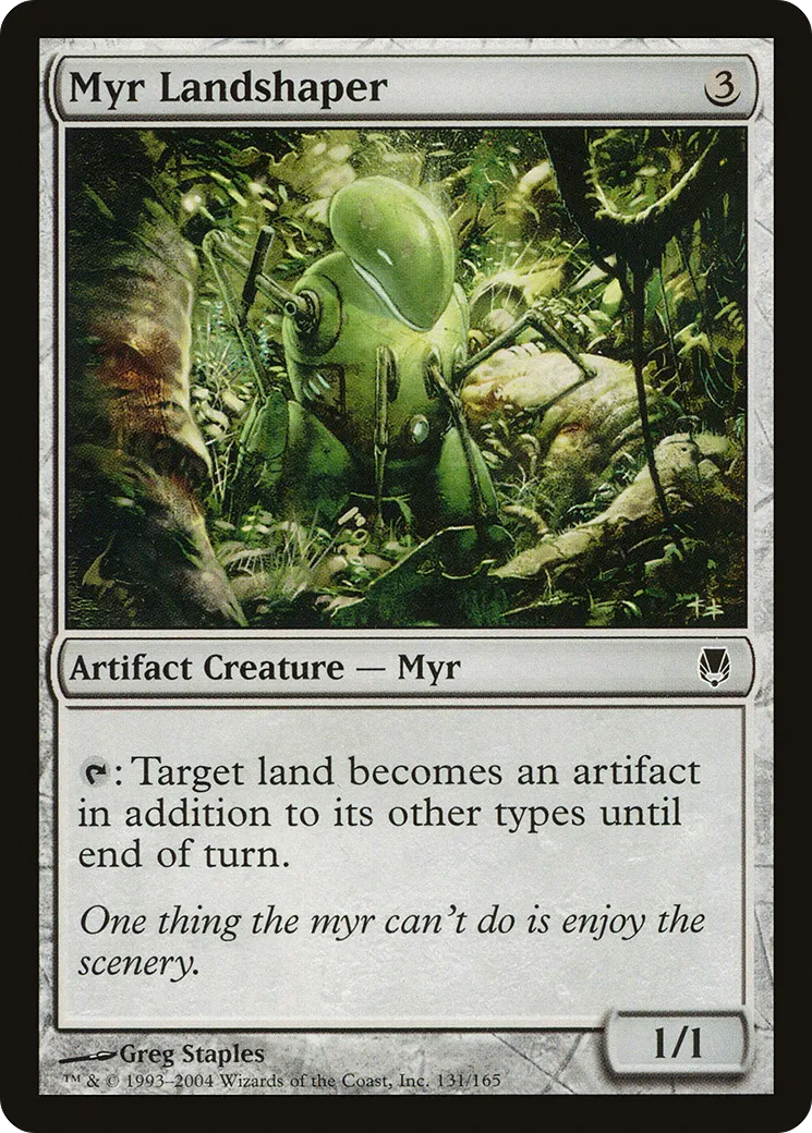 Myr Landshaper — Darksteel — Magic: The Gathering