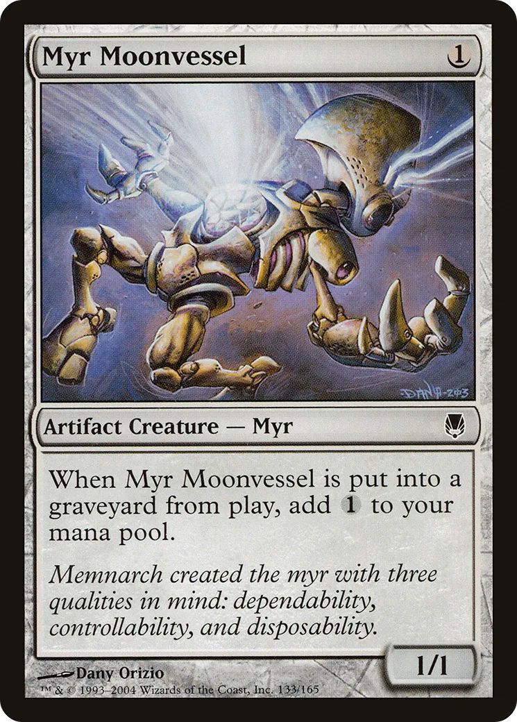 Myr Moonvessel — Darksteel — Magic: The Gathering