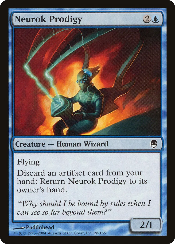 Neurok Prodigy — Darksteel — Magic: The Gathering
