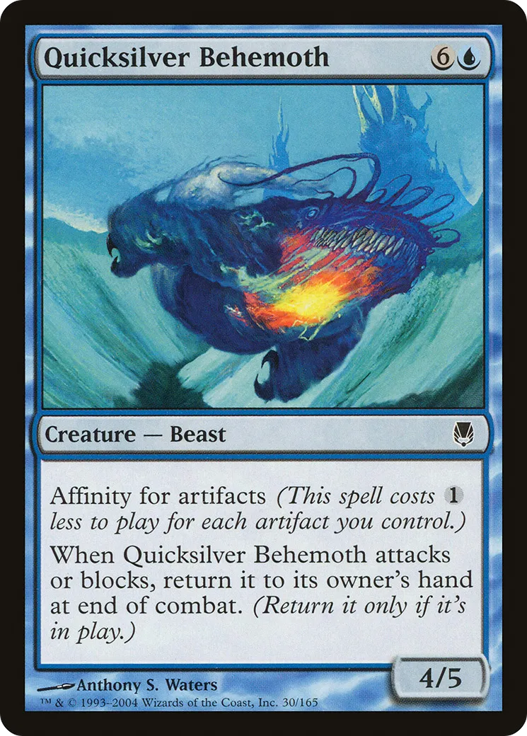Béhémoth de vif-argent — Darksteel — Magic: The Gathering
