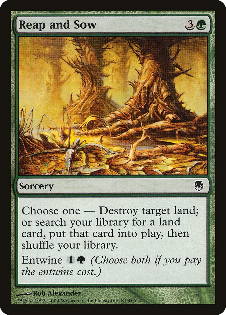 Reap and Sow — Darksteel — Magic: The Gathering