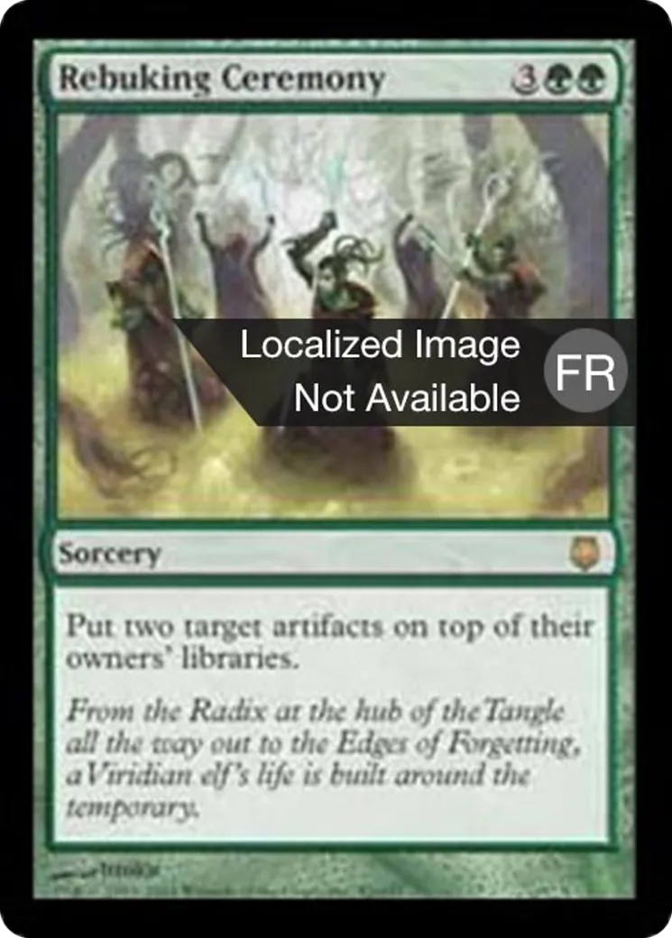 Cérémonie de la Réprimande — Darksteel — Magic: The Gathering