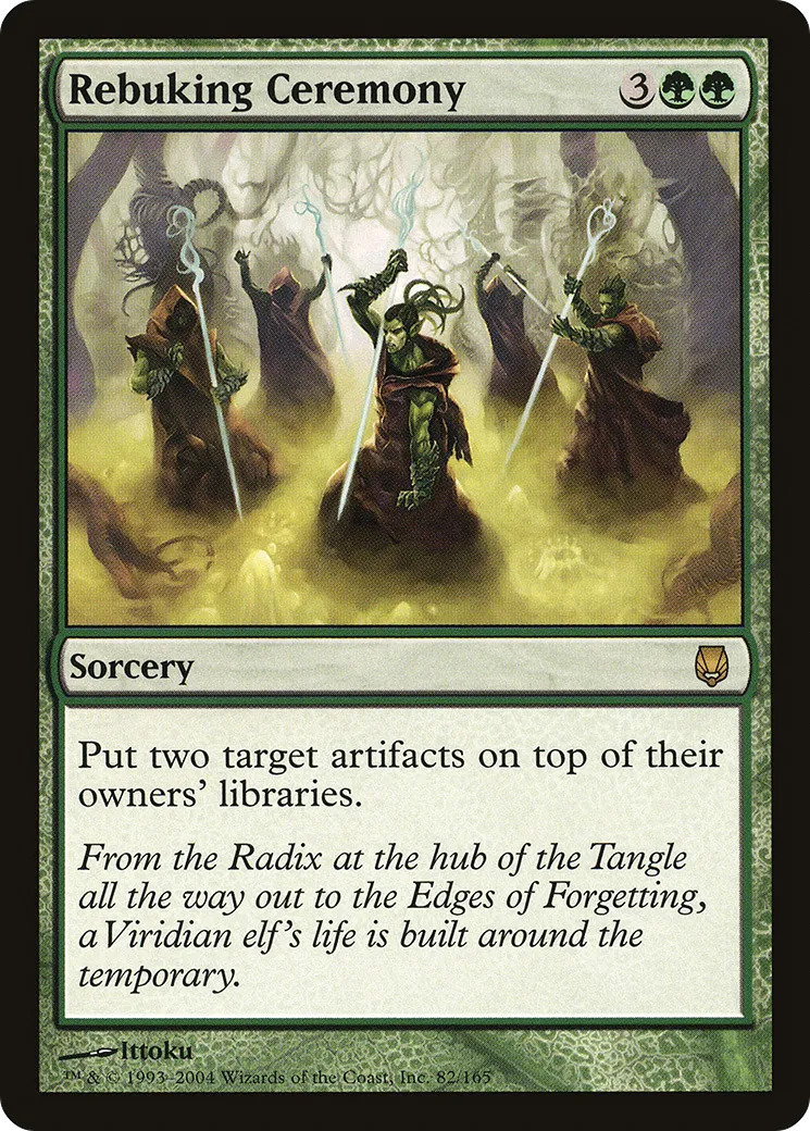 Rebuking Ceremony — Darksteel — Magic: The Gathering
