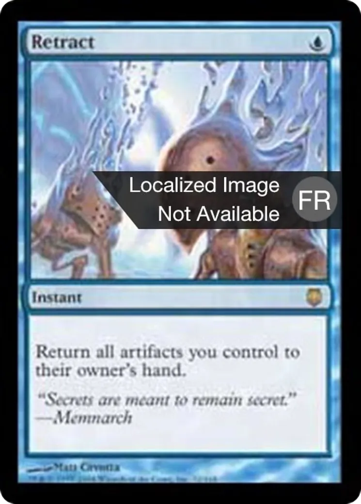 Rétraction — Darksteel — Magic: The Gathering