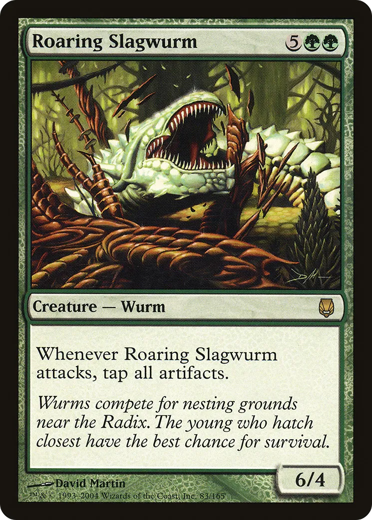 Roaring Slagwurm — Darksteel — Magic: The Gathering