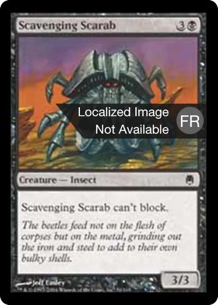 Scarabée nécrophage — Darksteel — Magic: The Gathering