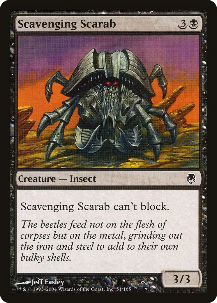 Scavenging Scarab — Darksteel — Magic: The Gathering