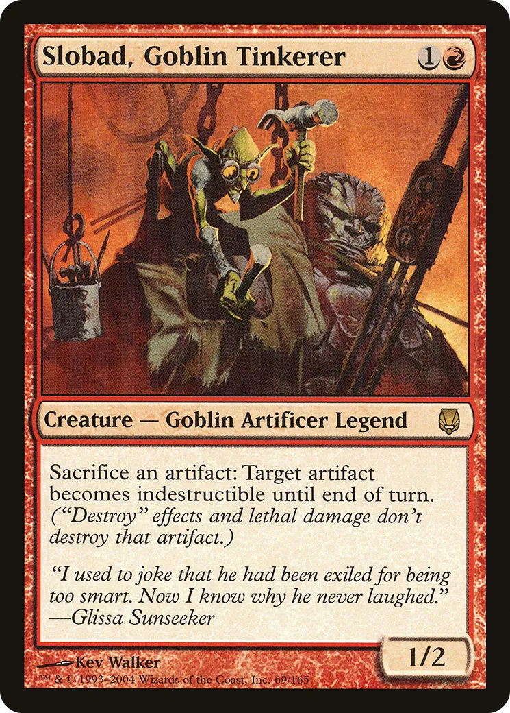 Slobad, Goblin Tinkerer from Darksteel - Magic: The Gathering